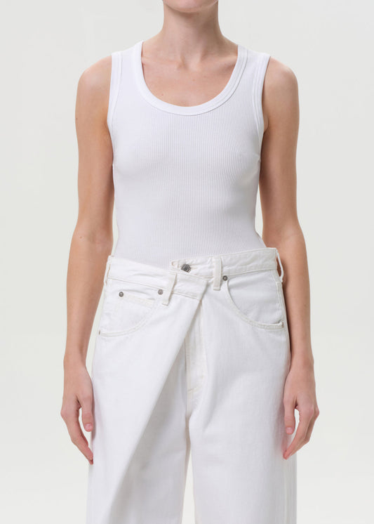 Poppy Tank in White