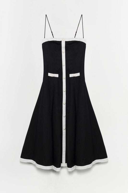 Cordelia Linen Midi Dress