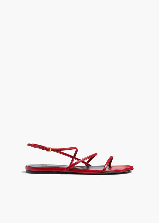 Loop Flat Sandal in Rebel Leather