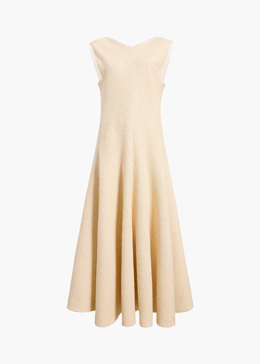 Mellie Dress in Natural Boucle